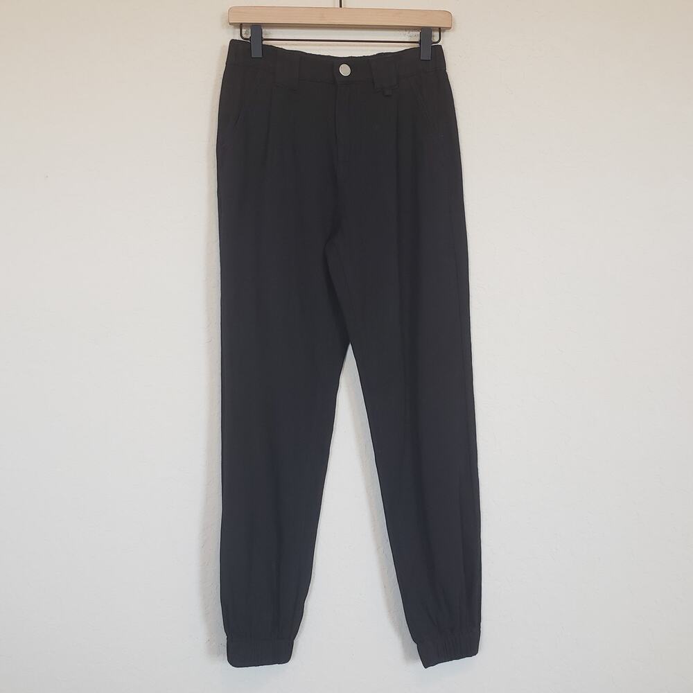 Fashion Nova‎ Black Kickin' It Jogger Pants Junior's 3 Weekend Casual